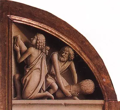 The Offerings of Cain and Abel Jan van Eyck